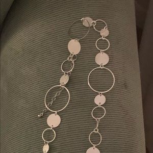 Long necklace silver